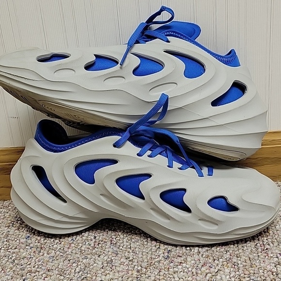 Adidas Mens Adiform Q  Grey And Blue Sz 8.5 Used main image 8